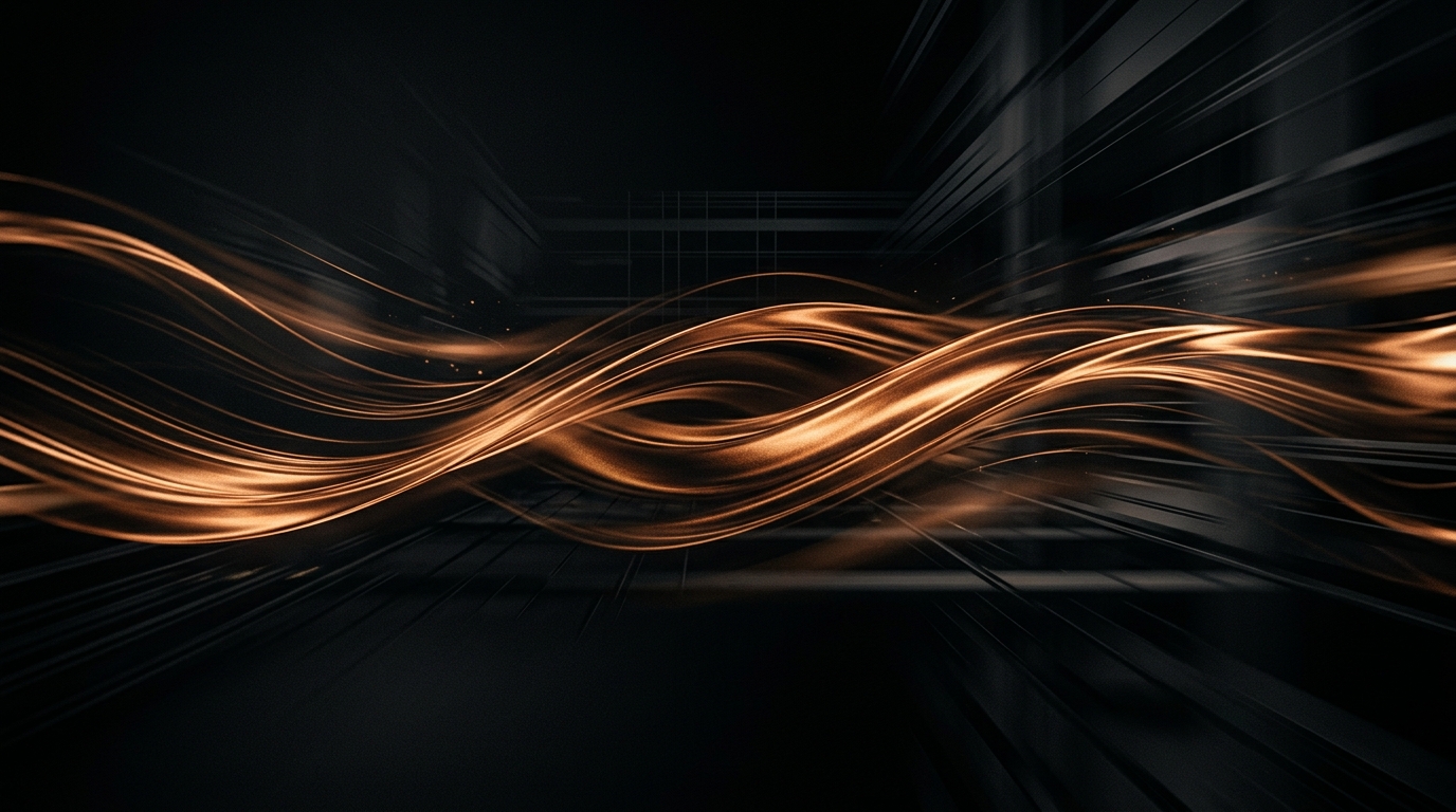 Marquee Kinetic Ribbons Background